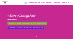 Desktop Screenshot of daceyogastudio.com